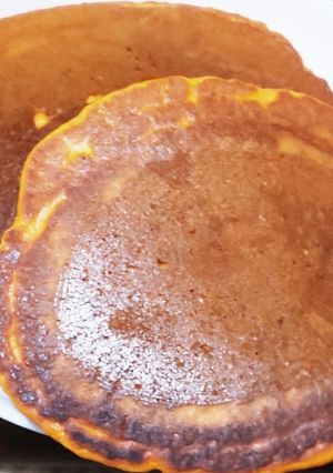 野菜ジュース入りホットケーキ-レシピのメイン写真