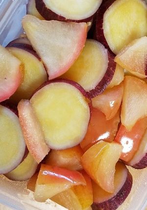 さつま芋とリンゴのハチミツ煮-レシピのメイン写真
