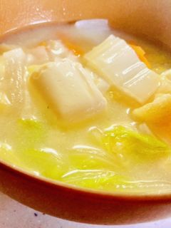 野菜具沢山♡我が家の定番お味噌汁♡-レシピのメイン写真