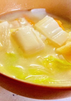 野菜具沢山♡我が家の定番お味噌汁♡-レシピのメイン写真