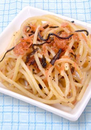 ☆あみえびと塩昆布のパスタ☆-レシピのメイン写真