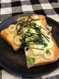 簡単 ちくわとツナの和風トースト-レシピのメイン写真