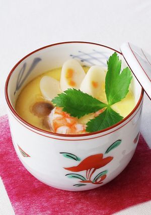 レンジで簡単！かに入りチーかま茶碗蒸し-レシピのメイン写真