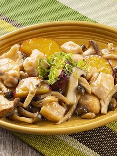 鶏とさつまいものきのこ炒め-レシピのメイン写真