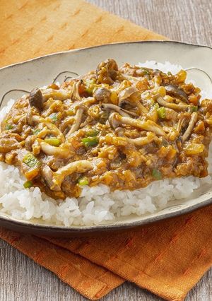 きのこたっぷりキーマカレー-レシピのメイン写真
