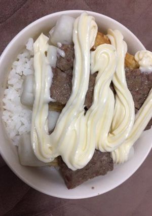 焼肉ちくわマヨネーズ丼-レシピのメイン写真