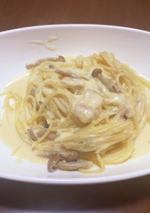 カルボナーラ風パスタ-レシピのメイン写真