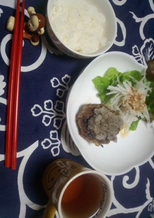 【超簡単】おろしゆかりバーグ-レシピのメイン写真