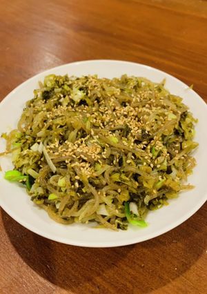 腸活に最適！糸こんにゃくの高菜炒め-レシピのメイン写真