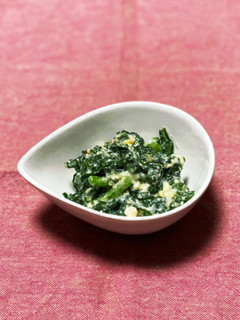 春菊と豆腐のレモン味噌和え-レシピのメイン写真