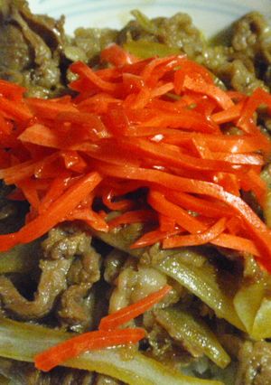 簡単、5分、わが家の牛丼♪-レシピのメイン写真