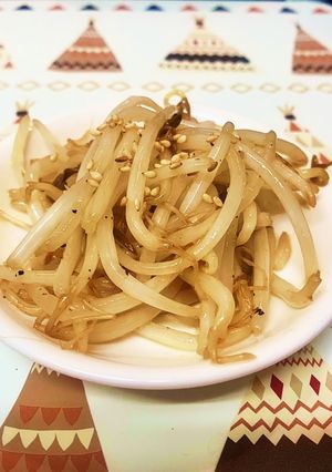 調味料3つで簡単もやしナムル-レシピのメイン写真