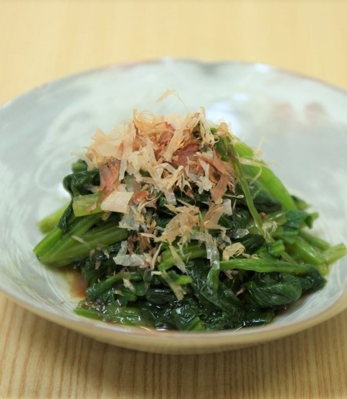 ほうれん草のおひたし（お浸しつゆ黄金比） by 全国味淋協会