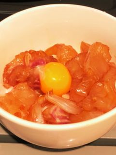 鯛の漬け丼-レシピのメイン写真