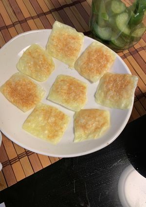 レンジでチーズおせんべい-レシピのメイン写真