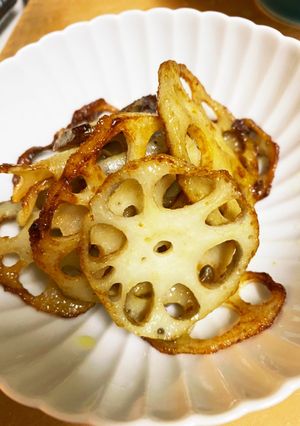 おつまみにも!簡単レンコンのカリカリ-レシピのメイン写真