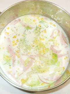 濃厚カルシウム中華クリーム煮♪簡単-レシピのメイン写真