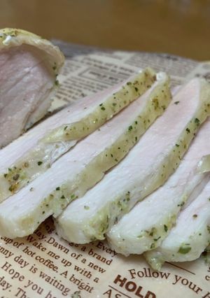 鶏胸肉de柔らかヘルシー♡ローストチキン-レシピのメイン写真