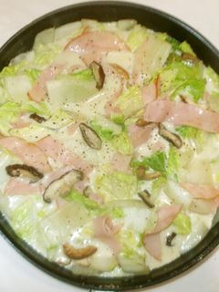 豆乳のミネラルクリーム煮♪簡単漢方食養生-レシピのメイン写真