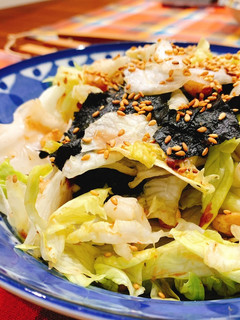 レタス大量消費!簡単おつまみサラダ-レシピのメイン写真