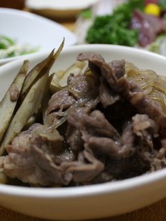 牛肉とごぼうとしらたきの炊いたん-レシピのメイン写真