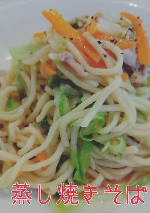 【タッパーウェア】ウェーブで蒸し焼きそば-レシピのメイン写真