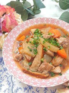 【簡単】♪鶏肉・大根とさつま揚げの煮物-レシピのメイン写真