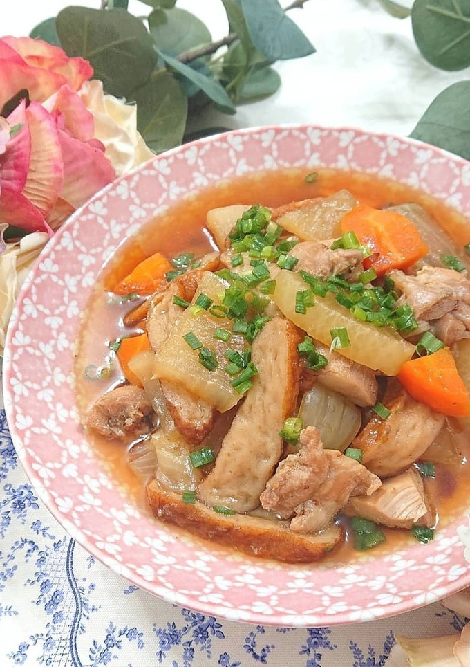 【簡単】♪鶏肉・大根とさつま揚げの煮物-レシピのメイン写真