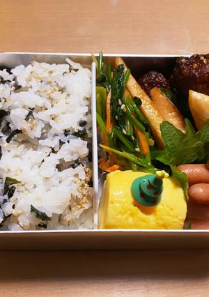 20201201中学2年男子お弁当-レシピのメイン写真