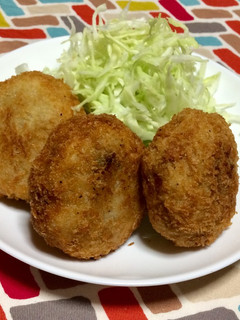 超簡単☆さぼてんの餡入り里芋コロッケ♫-レシピのメイン写真