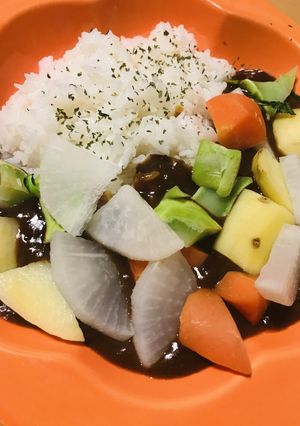 レトルト●レンチン野菜たっぷりのカレー-レシピのメイン写真