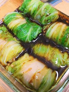ロール白菜のお浸し-レシピのメイン写真