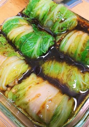 ロール白菜のお浸し-レシピのメイン写真