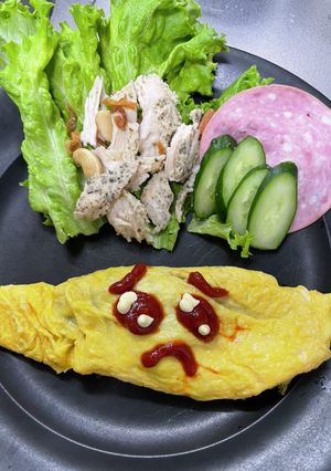 ぴえんオムレツ-レシピのメイン写真