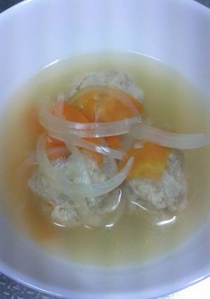 鶏団子のスープ-レシピのメイン写真