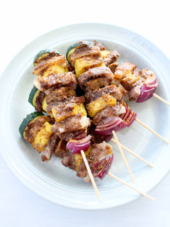 BBQにも【豚とパイナップルの串焼き】-レシピのメイン写真