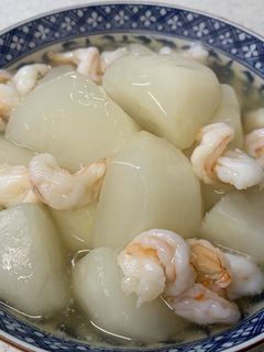 かぶのあんかけ2倍になるエビ入り-レシピのメイン写真