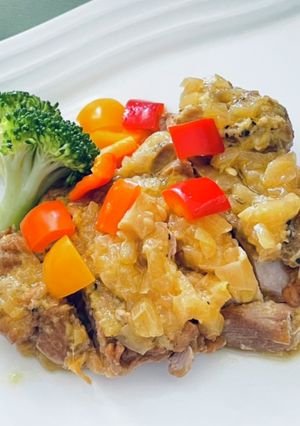鶏肉のオレンジ煮-レシピのメイン写真