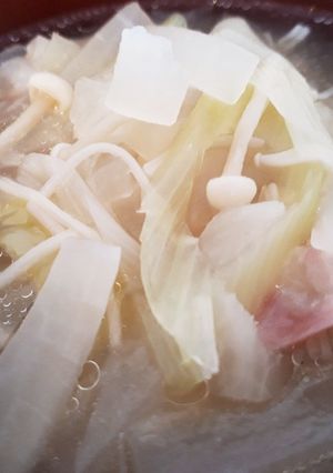 朝ご飯の簡単スープ★大根＆えのき＆ネギ-レシピのメイン写真