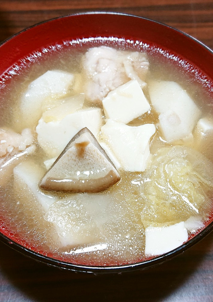 鶏肉のとろりけんちん汁-レシピのメイン写真