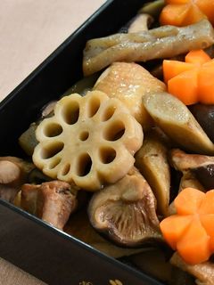 <飾り切り>花れんこん JAにいがた南蒲-レシピのメイン写真