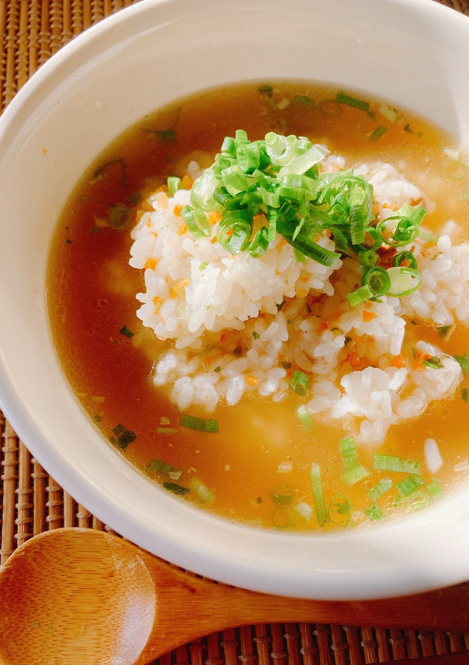炒飯の素で☆中華風あったかスープごはん-レシピのメイン写真