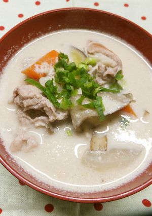 まろやかな豆乳豚汁-レシピのメイン写真