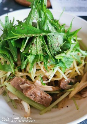 水菜de焼きそば-レシピのメイン写真