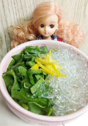 リカちゃん♡アイスプラントキラ柚子酢の物-レシピのメイン写真