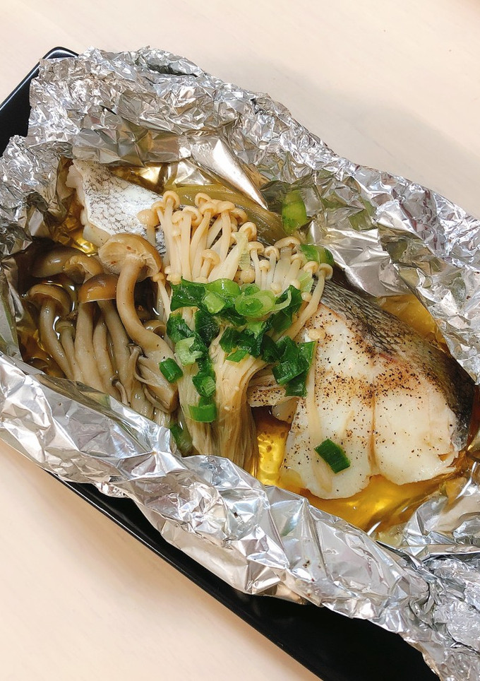 鱈ときのこのホイル焼き-レシピのメイン写真