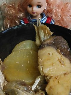 リカちゃん♡【あら】ぶり大根【柚子】-レシピのメイン写真