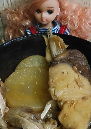 リカちゃん♡【あら】ぶり大根【柚子】-レシピのメイン写真