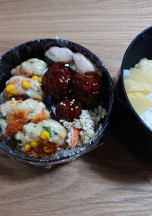 旦那様お弁当。12月1日。-レシピのメイン写真