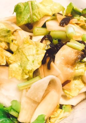 即席かぶの塩昆布漬け-レシピのメイン写真